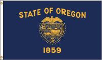 5JFP0 Oregon Flag, 5x8 Ft, Nylon