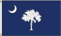 5JFP5 South Carolina Flag, 4x6 Ft, Nylon