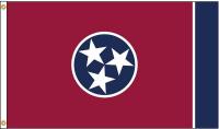 5JFR0 Tennessee Flag, 5x8 Ft, Nylon