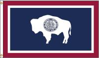 5JFT6 Wyoming Flag, 5x8 Ft, Nylon