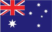 5JFT9 Australia Flag, 3x5 Ft, Nylon