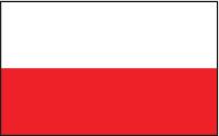 5JFX6 Poland Flag, 3x5 Ft, Nylon