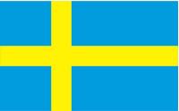 5JFY2 Sweden Flag, 4x6 Ft, Nylon