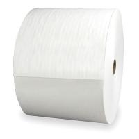 5JG37 Shop Towel Roll, 800 ft. L, White