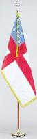 5JGC7 Episcopal Flag Set W/base, Nylon