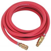 5JJD7 Air Supply Hose with Fittings, 20 Ft.