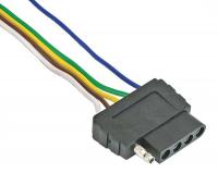 5JJL1 Connector, 5-Way Flat, Vehicle End, 6 Foot