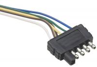 5JJL2 Connector, 5-Way Flat, Trailer End, 4 Foot