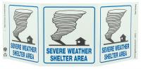 5JMU5 Notice Sign, 7-1/2 x 20In, BK and BL/WHT