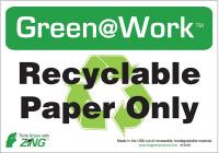 5JMY3 Recycle Label, PK 5