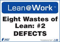 5JND0 Lean Processes Sign, 10 x 14In, ENG, Text