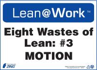 5JND1 Lean Processes Sign, 10 x 14In, ENG, Text