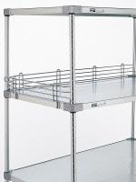 5JNX6 Shelf Side/Back Ledge, 4 H x 48 in. W, PK2