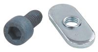 5JRH5 SHCS &amp; Economy T-Nut, Pk 15