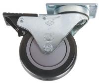 5JRN0 Flange Mount Swivel Caster, For 10 &amp; 15