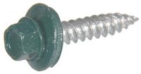 5JUU3 Sheeter Screw, EPDM, Grn, #10x1, Pk135