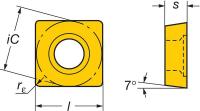 5JWK7 Drilling Insert, 880-09 06 08H-C-LM  H13A