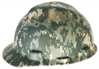 5KAW6 Hard Hat, FrtBrim, Slttd, 4Rtcht, Camouflage