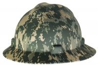 5KAW7 Hard Hat, FullBrim, NonSlotted, Camouflage