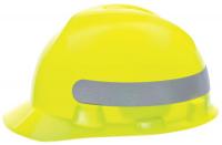 5KAX3 Hard Hat, FtBm, Sltd, Rcht, HVizYlw/Grn wSil