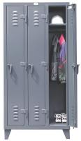 5KAZ4 Assembled Locker, 1 Tier, W 14, D 18, H 78