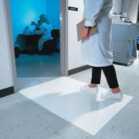 5KDD0 Tacky Mat, White, 36 x 60 In, PK 4