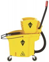 5KDE7 Mop Bucket and Wringer, 35 qt., Yellow