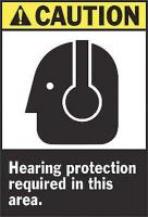 5KK87 Caution Sign, 14 x 10In, YEL and BK/WHT