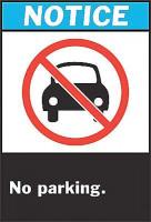 5KL37 Notice Sign, 10 x 7In, R, BL and BK/WHT