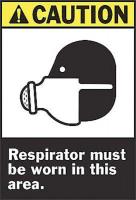 5KM47 Caution Sign, 14 x 10In, YEL and BK/WHT