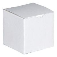 5KMJ7 Gift Boxes, 4x2 3/4x4, White, PK 100