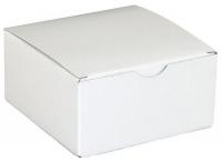 5KMJ9 Gift Boxes, 4x4x2, White, PK 100