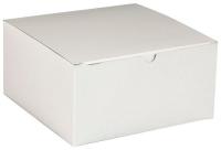5KMK6 Gift Boxes, 6x6x4, White, PK 100