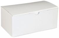 5KMK9 Gift Boxes, 7x4x3, White, PK 100