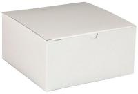 5KML1 Gift Boxes, 8x8x4, White, PK 100