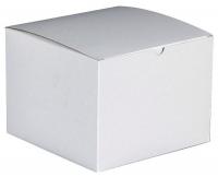 5KML2 Gift Boxes, 8x8x6, White, PK 100