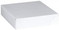 5KML3 Gift Bx, 8 1/2x8 1/2x2, White, PK 100