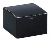 5KMP2 Gift Boxes, 4x4x4, Black, PK 100