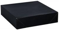 5KMR0 Gift Boxes, 12x12x3, Black, PK 50