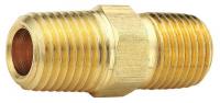 5KNF8 Hex Nipple, Low LeadBrass, 1/2x3/8 In