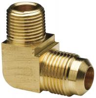 5KNG4 Male Elbow, Low Lead Brass, 3/8 In