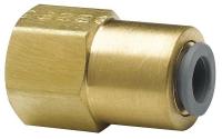 5KNH2 Female FlareConnector, 3/8, Low-Lead Brass
