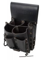 5KPG6 Tool Pouch, Leather, 8 Pocket
