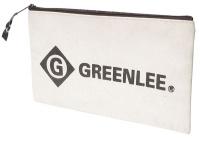 5KPT3 Zipper Bag, Canvas, 12 x 7 In, White