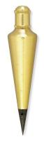 5LC21 Plumb Bob, Brass, 16 Oz