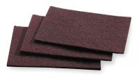 5LG51 Scouring Pad, Maroon, 9In L, 6In W, PK20