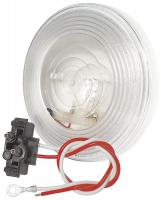 5LLV4 Back Up Lamp, Round, Clear, PK 5