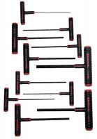 5LM88 Hex Key Set, 5/64 - 1/4 In, T-Handle, Short