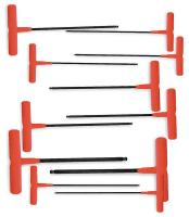 5LM90 Ball End Hex Key Set, 5/64-1/4In, T-Handle