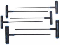 5LM97 Hex Key Set, 2 - 6mm, T-Handle, Long